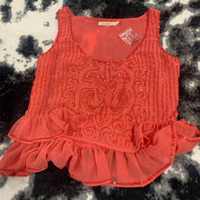 Load image into Gallery viewer, 224 - Coral Beaded Top - Size S