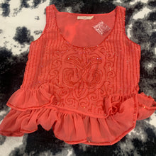 Load image into Gallery viewer, 224 - Coral Beaded Top - Size S