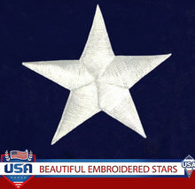 Load image into Gallery viewer, American Flag Outdoor Quality Made USA Flag Embroidered Stars Stitched