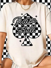 Load image into Gallery viewer, Raise Hell - Spade w/ Checkered - Unisex Fit Apparel Western