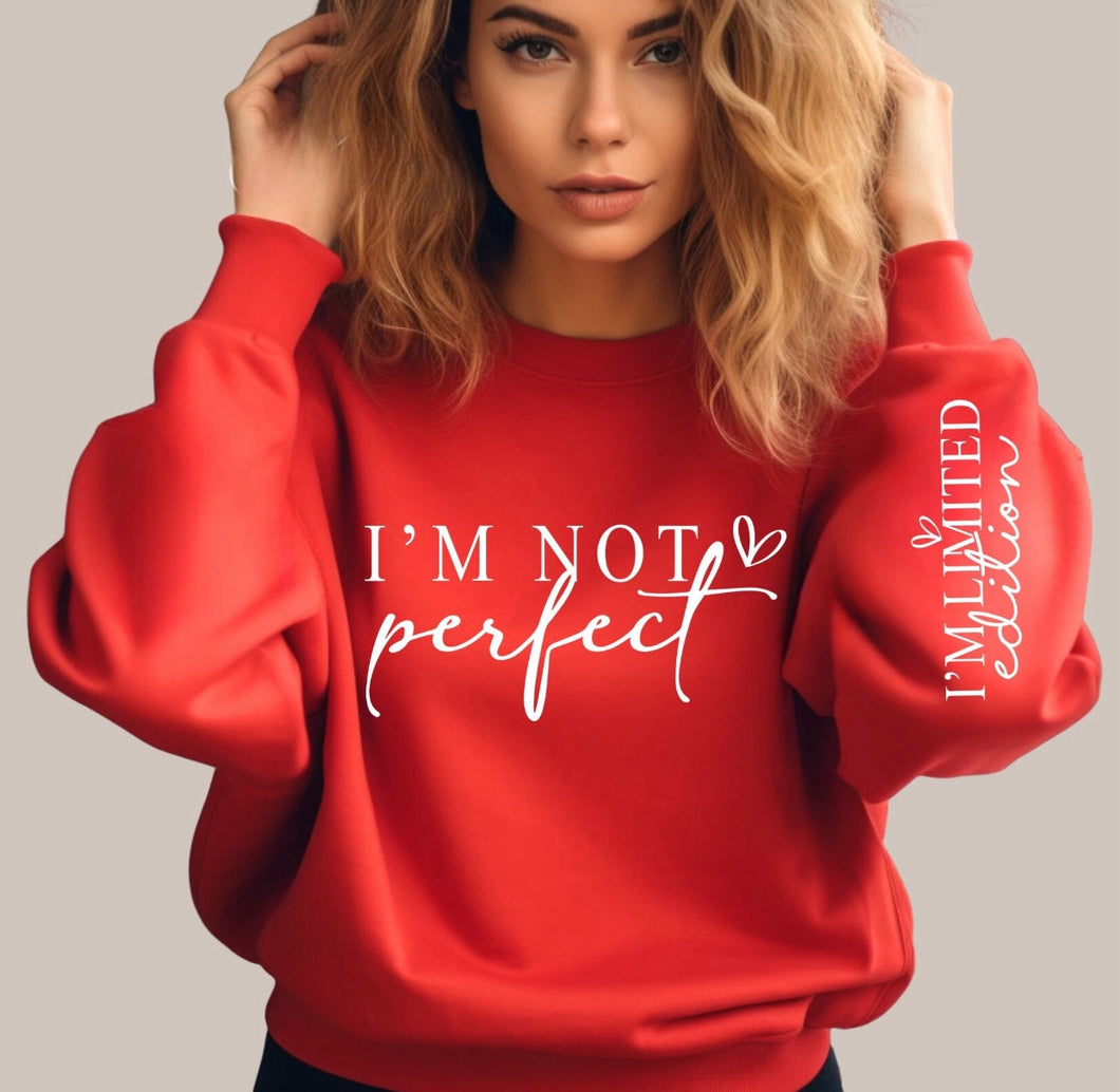 I'm Not Perfect (Full Front) I'm Limited Edition (On Sleeve)