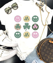 Load image into Gallery viewer, Lucky - Clovers - Smiley Faces - St. Patty&#39;s