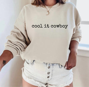 Cool It Cowboy - Black Ink