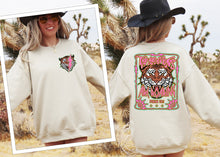 Load image into Gallery viewer, Tiger w/ Lightning Bolt (On Left Chest) The Heavens Are Roaring - Psalm 19:1 (On Back)