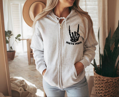 Moto Mom - Black Ink (On Left Chest)