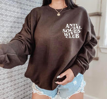 Load image into Gallery viewer, Anti Social WIVES Club (On Left Chest)