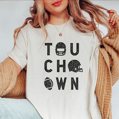 Touchdown - Distressed - Black Ink