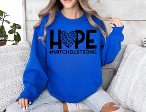 HOPE - #MITCHELLSTRONG - Black Ink