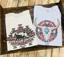 Load image into Gallery viewer, Cow Skull w/ Western Background