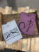 Load image into Gallery viewer, LARGE Heart Cross - Black Ink