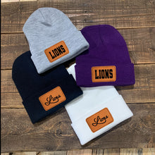 Load image into Gallery viewer, Leather Patch Hats w/ LIONS