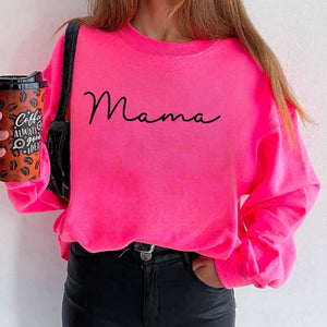 Mama - Design 2 - BLACK - Puff Print