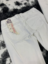 Load image into Gallery viewer, 109 - Flying Monkey - White Distressed Jeans WITH Jewels