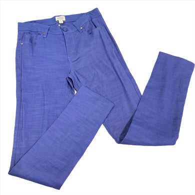 136 - Blue Linen Pants - Size S
