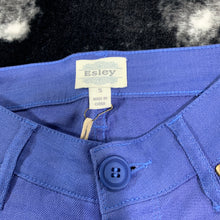 Load image into Gallery viewer, 136 - Blue Linen Pants - Size S