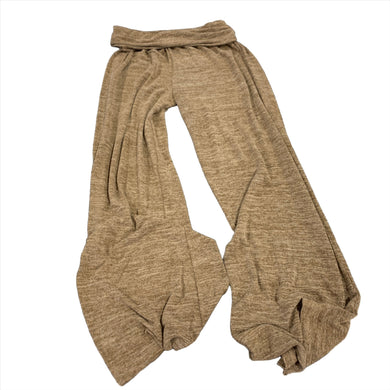 271 - Heather Brown Stretchy Plazzo Pants - Size M
