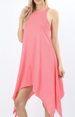 217 - Pink Cover Up Dress