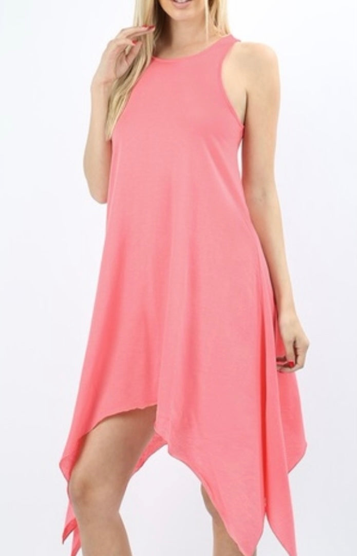 217 - Pink Cover Up Dress