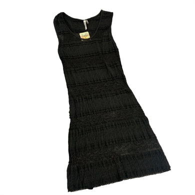 202 - Black Lace Dress / Cover-up Stretchy