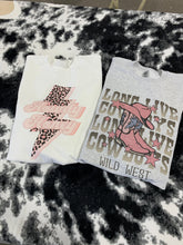 Load image into Gallery viewer, Howdy Honey w/ Leopard Print Lightning Bolt