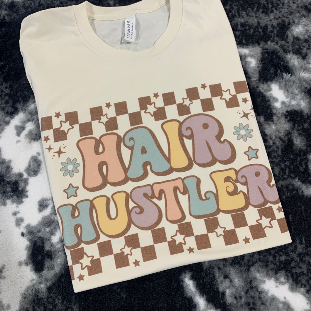Hair Hustler w/ Checkered Pattern