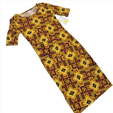297 - LuLaRoe - Aztec Pattern Dress - Size XXS