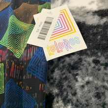 Load image into Gallery viewer, 302 - LuLaRoe - Neon Squares - High Low Top - Size XS