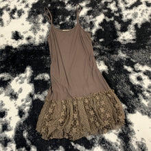 Load image into Gallery viewer, 322 - Brown With Lace Bottom Dress