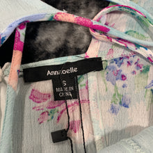 Load image into Gallery viewer, 327 - Light Blue Floral Tie Back Dress - Size S