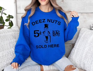 Deez Nuts Sold Here - Black Ink
