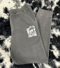 Load image into Gallery viewer, Charcoal Racing Joggers - WITH Checkered Flag