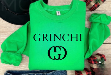 Grinchi - Black Ink (On Front)