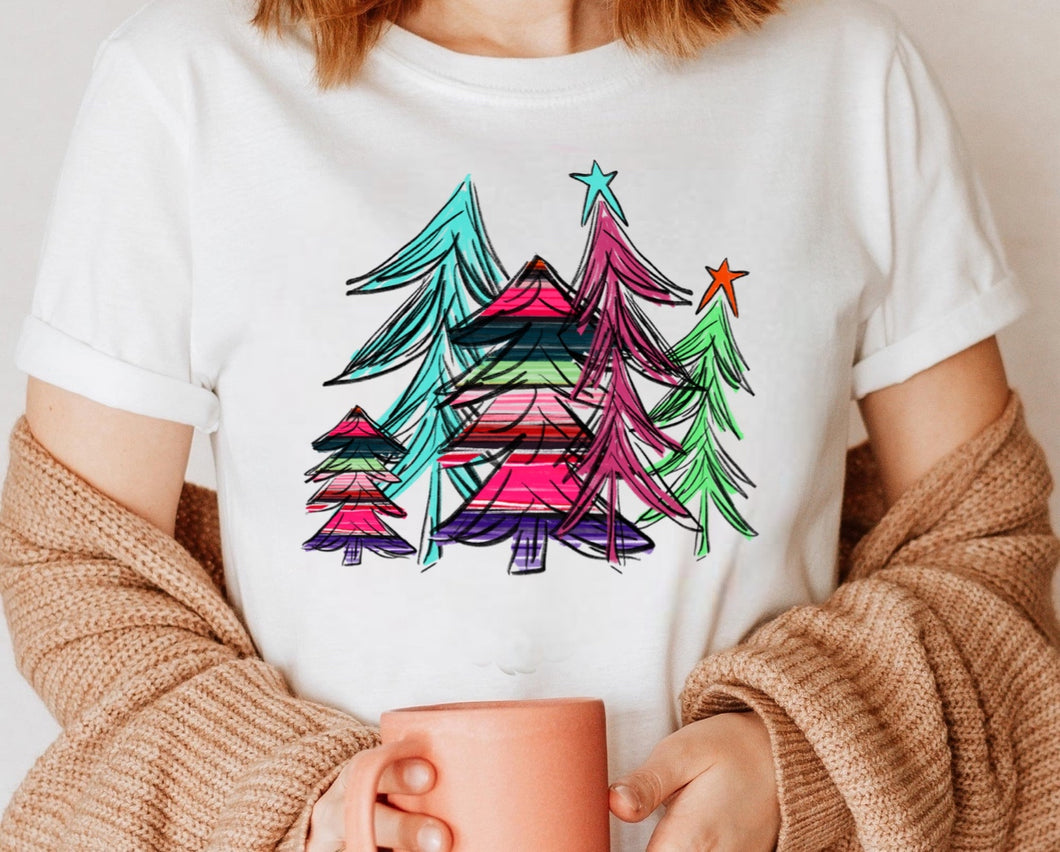 Serape Christmas Trees