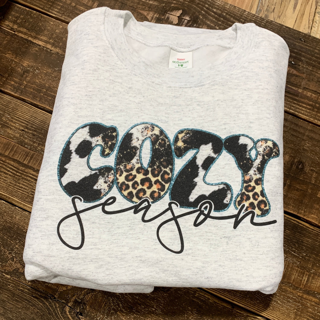 Cozy Season w/ Cow Print & Leopard Print