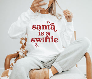 Santa Is A Swiftie - Red Ink