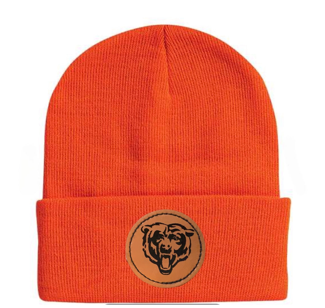 Chicago Bears - Leather Patch Hats