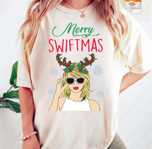 Load image into Gallery viewer, Merry Swiftmas - TS w/ Snowflakes