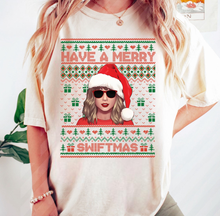 Load image into Gallery viewer, Have A Merry Swiftmas - Ugly Sweater - Design 2