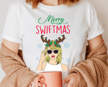 Load image into Gallery viewer, Merry Swiftmas - TS w/ Snowflakes