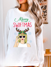 Load image into Gallery viewer, Merry Swiftmas - TS w/ Snowflakes