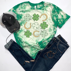 Multi Color Clovers & Horseshoes