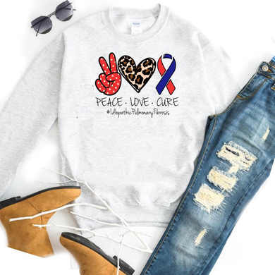 Peace. Love. Cure. #IdiopathicPulmonaryFibrosis