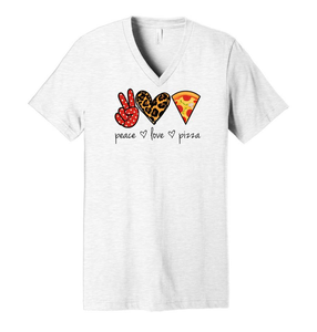 Peace. Love. Pizza. (Cheetah Heart)