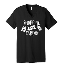 Load image into Gallery viewer, Shopping is My Cardio - Black Friday - White Ink
