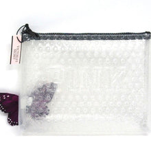 Load image into Gallery viewer, Victoria's Secret PINK Transparent Bubble Pouch Makeup Cosmetic 6063-Clear