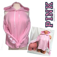 Load image into Gallery viewer, PINK Victoria's Secret Pink Long Sleeve Hoodie - Cold Shoulder - 6068