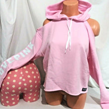 Load image into Gallery viewer, PINK Victoria's Secret Pink Long Sleeve Hoodie - Cold Shoulder - 6068