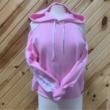 Load image into Gallery viewer, PINK Victoria's Secret Pink Long Sleeve Hoodie - Cold Shoulder - 6068