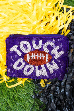 Touchdown Small Wallet - Purple / Gold