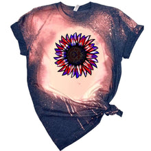 Load image into Gallery viewer, Red / White / Blue Tie Dye Sunflower